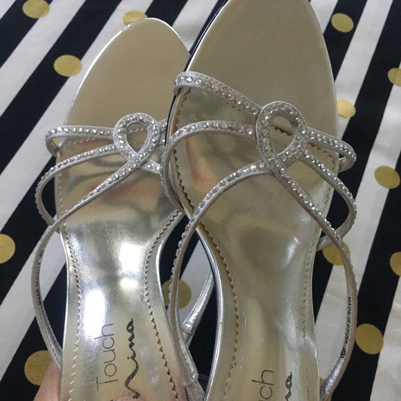 π Nina mules π with Rhinestones sz 61/2 - Picture 2 of 7